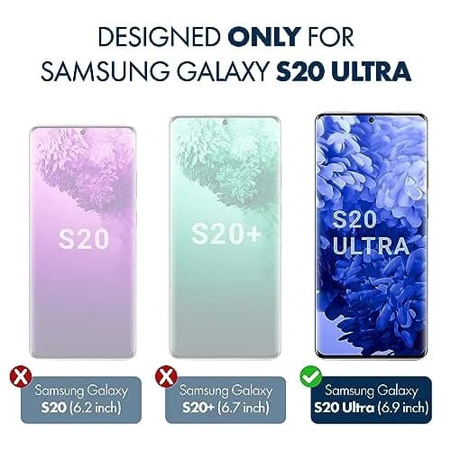 ArmorSuit MilitaryShield Screen Protector for Samsung Galaxy S20 Ultra 6.9" | Ultrasonic Fingerprint Compatible thumbnail 2