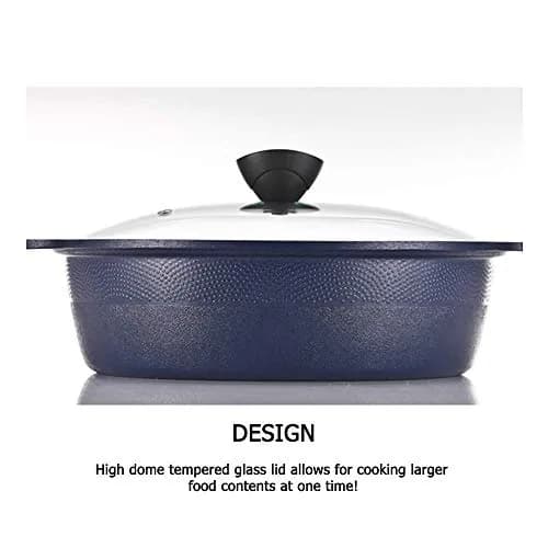 LP LIVING PLUS IH Shabu Shabu Stock Pot 2.7L (2.9 Quarts) | Dual Divider Ceramic Cookware thumbnail 4