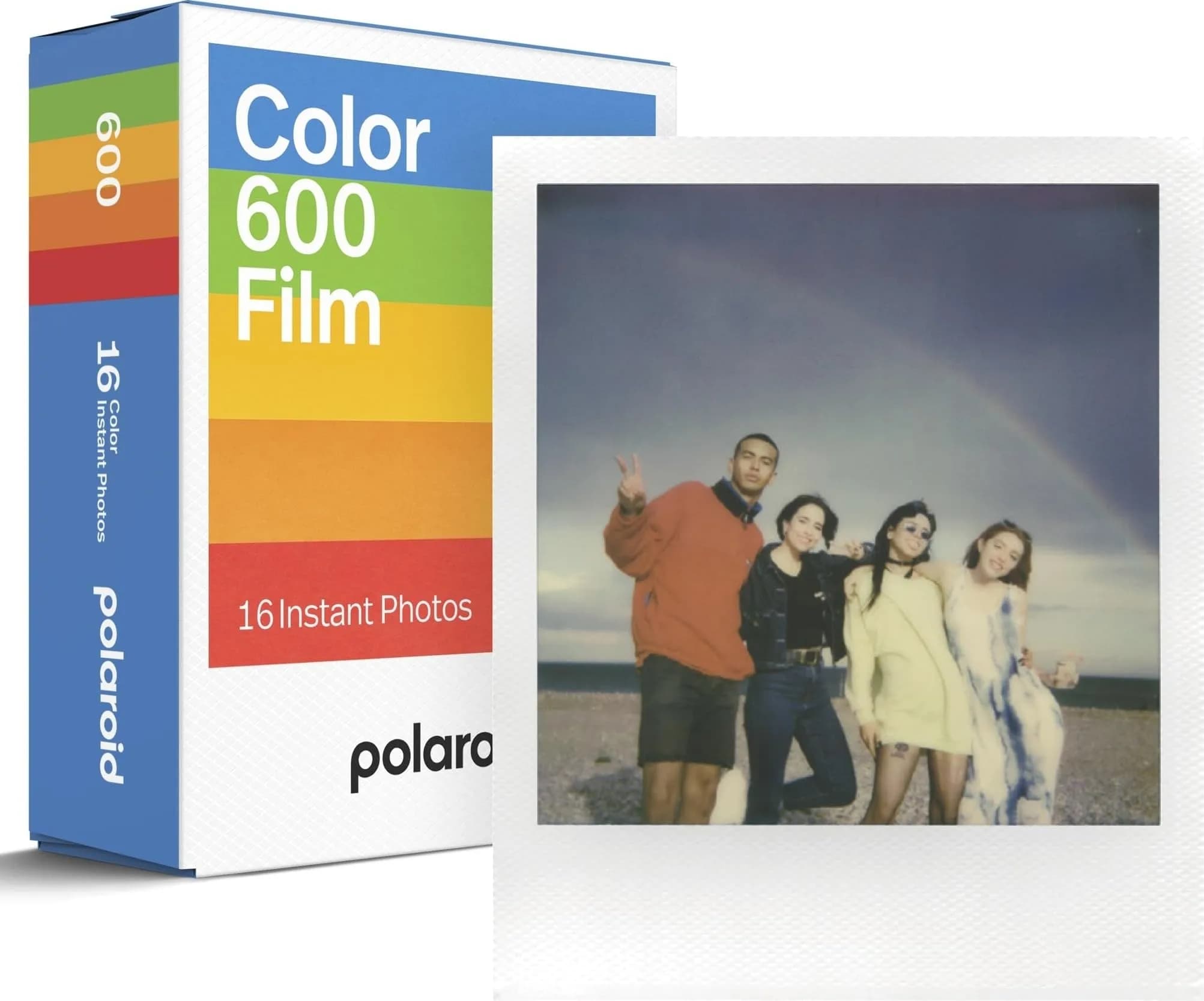 Polaroid Color Film for 600 Double Pack, 16 Photos (6012) | ISO 100 Daylight Instant Film