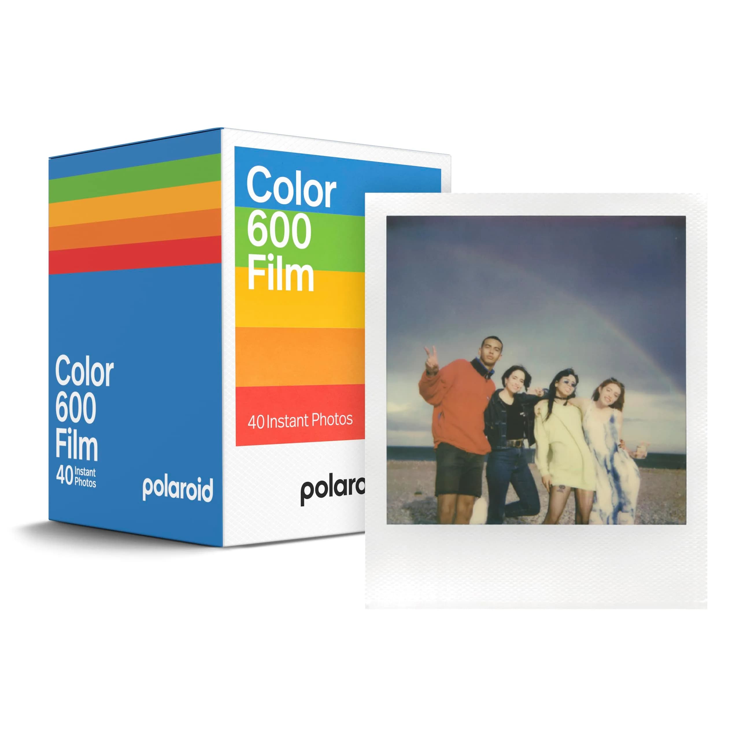 Polaroid Color Film for 600 Cameras - 8 Photos Per Pack | Classic Instant Film — Color Film x40 Photos