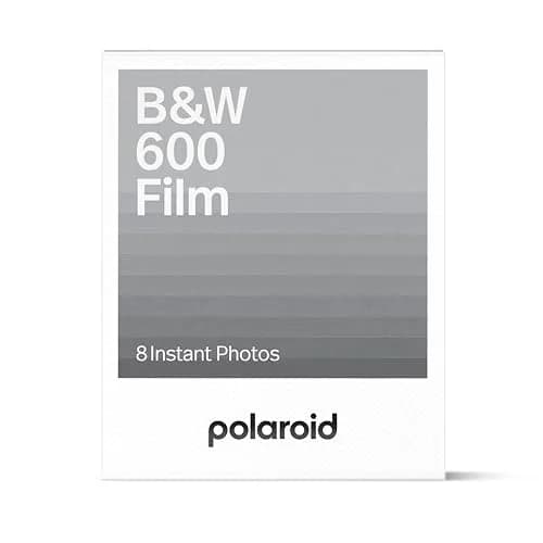 Polaroid B&W Instant Film for 600 Cameras, 8 Exposures | Classic Iconic White Frame thumbnail 2