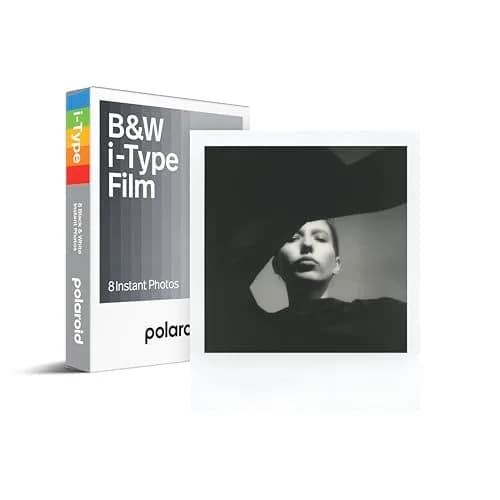 Polaroid B&W Film for I-Type Cameras (6001) 8 Photos | Fresh Film for Instant Memories thumbnail 1