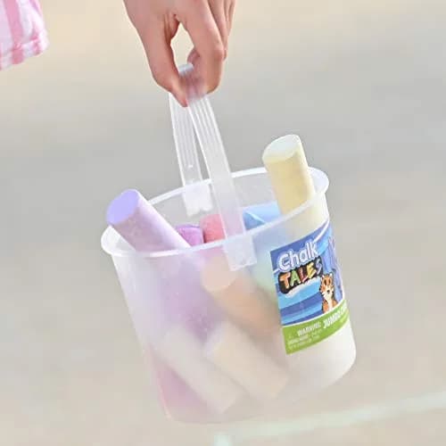 Sunny Days Entertainment Jumbo Sidewalk Chalk Set for Kids, 20 Pieces Multicolor | Washable Outdoor Art & Games thumbnail 4