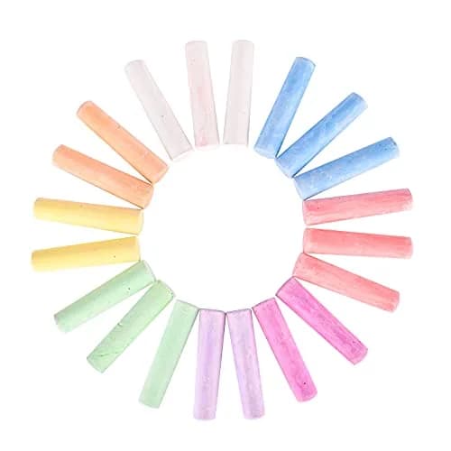 Sunny Days Entertainment Jumbo Sidewalk Chalk Set for Kids, 20 Pieces Multicolor | Washable Outdoor Art & Games thumbnail 5