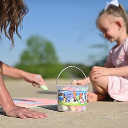 Sunny Days Entertainment Jumbo Sidewalk Chalk Set for Kids, 20 Pieces Multicolor | Washable Outdoor Art & Games thumbnail 2