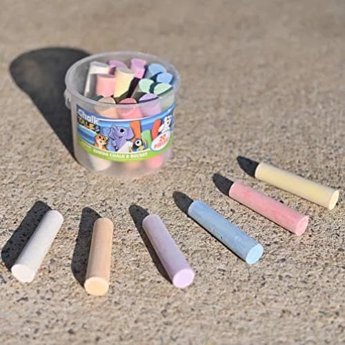 Sunny Days Entertainment Jumbo Sidewalk Chalk Set for Kids, 20 Pieces Multicolor | Washable Outdoor Art & Games thumbnail 3