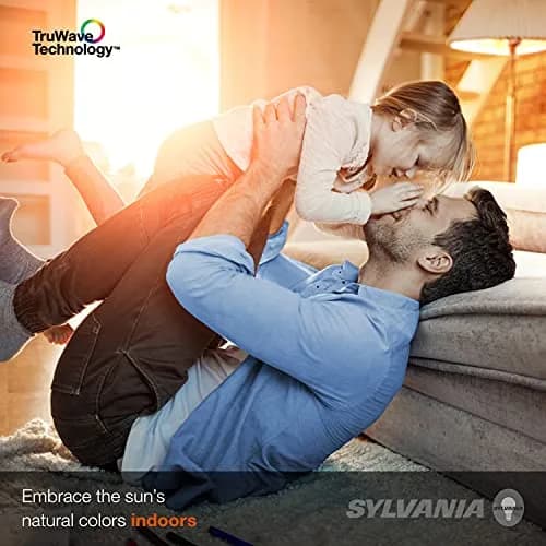 LEDVANCE Sylvania LED TruWave Natural Series A19 Light Bulb 6 Pack | 8W Dimmable Frosted 2700K thumbnail 3