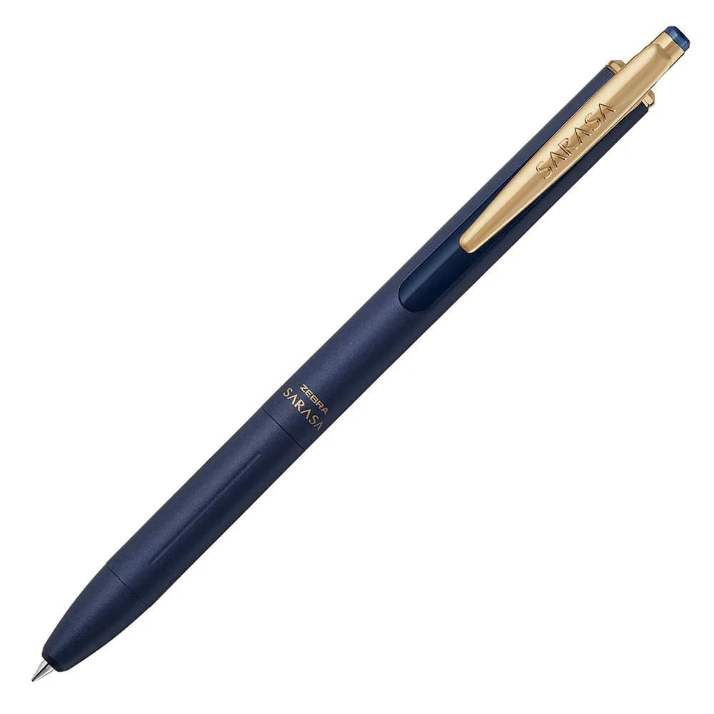 Zebra Sarasa Grand Gel Ballpoint Pen 0.5mm Vintage Blue Black | Luxurious & Water-Resistant — Blue