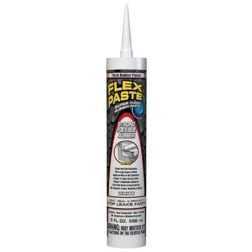 Flex Paste Waterproof Paintable Sealant 255ml (9 oz) | Fills Gaps Cracks Holes - Blocks Water Air - UV Resistant thumbnail 1