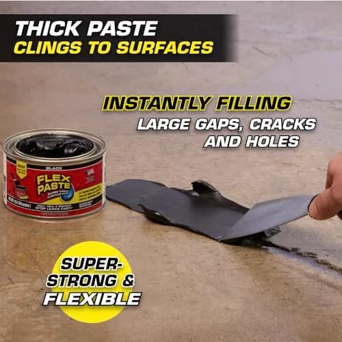 Flex Paste Waterproof Sealant Cartridge 255g (9 oz) | Blocks Water & Air, Paintable Rubberized Barrier thumbnail 3
