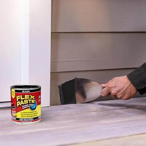 Flex Paste Rubberized Waterproof Sealant Paste Black 48 fl oz (1.42 L) | Seals Gaps Cracks Holes Underwater thumbnail 5