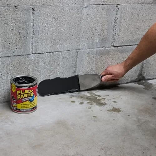 Flex Paste Rubberized Waterproof Sealant Paste Black 48 fl oz (1.42 L) | Seals Gaps Cracks Holes Underwater thumbnail 3
