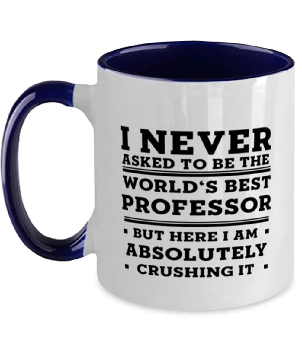 Mugart Professor Funny Two Tone Navy Coffee Mug 325ml (11oz) | Gifts for Professors — Navy