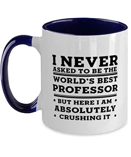 Mugart Professor Funny Two Tone Navy Coffee Mug 325ml (11oz) | Gifts for Professors thumbnail 1