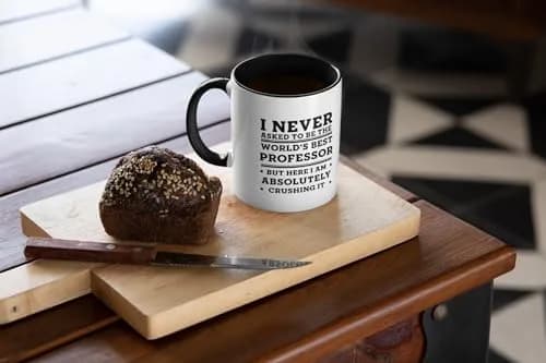 Mugart Professor Funny Two Tone Navy Coffee Mug 325ml (11oz) | Gifts for Professors thumbnail 2
