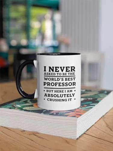 Mugart Professor Funny Two Tone Navy Coffee Mug 325ml (11oz) | Gifts for Professors thumbnail 3