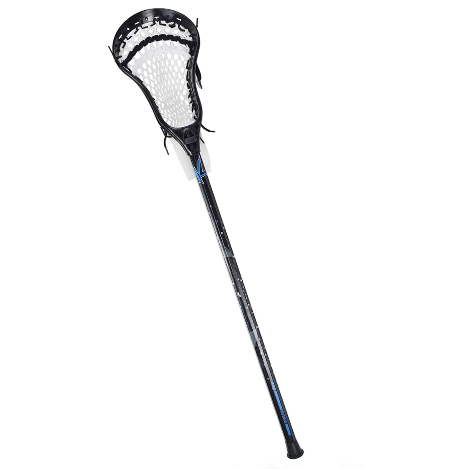 CAKLOR Complete Attack/Midfield Lacrosse Stick with Shaft & Head, 102.9 cm (40.5 in) | Entry-Level Player Equipment — black and red