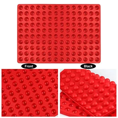 Palksky 140-Cavity Small Round Silicone Mold | 38.4mm (0.9 inch) Cavities for Chocolate, Candy, Dog Treats thumbnail 8