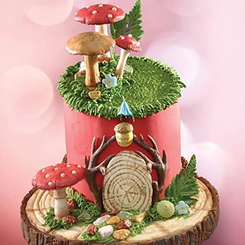 Katy Sue Log Slice Silicone Mold 125mm Diameter x 9mm Depth | Detailed Wood Texture for Fondant & Clay thumbnail 4