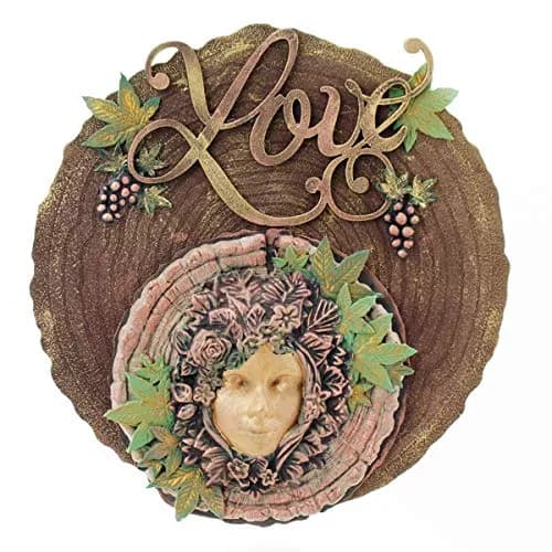 Katy Sue Log Slice Silicone Mold 125mm Diameter x 9mm Depth | Detailed Wood Texture for Fondant & Clay thumbnail 6