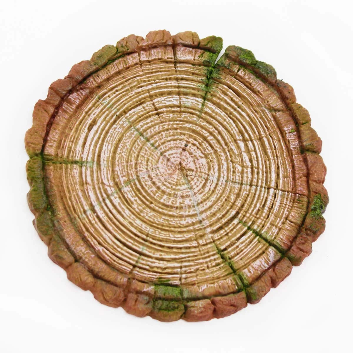 Katy Sue Log Slice Silicone Mold 125mm Diameter x 9mm Depth | Detailed Wood Texture for Fondant & Clay - view 7