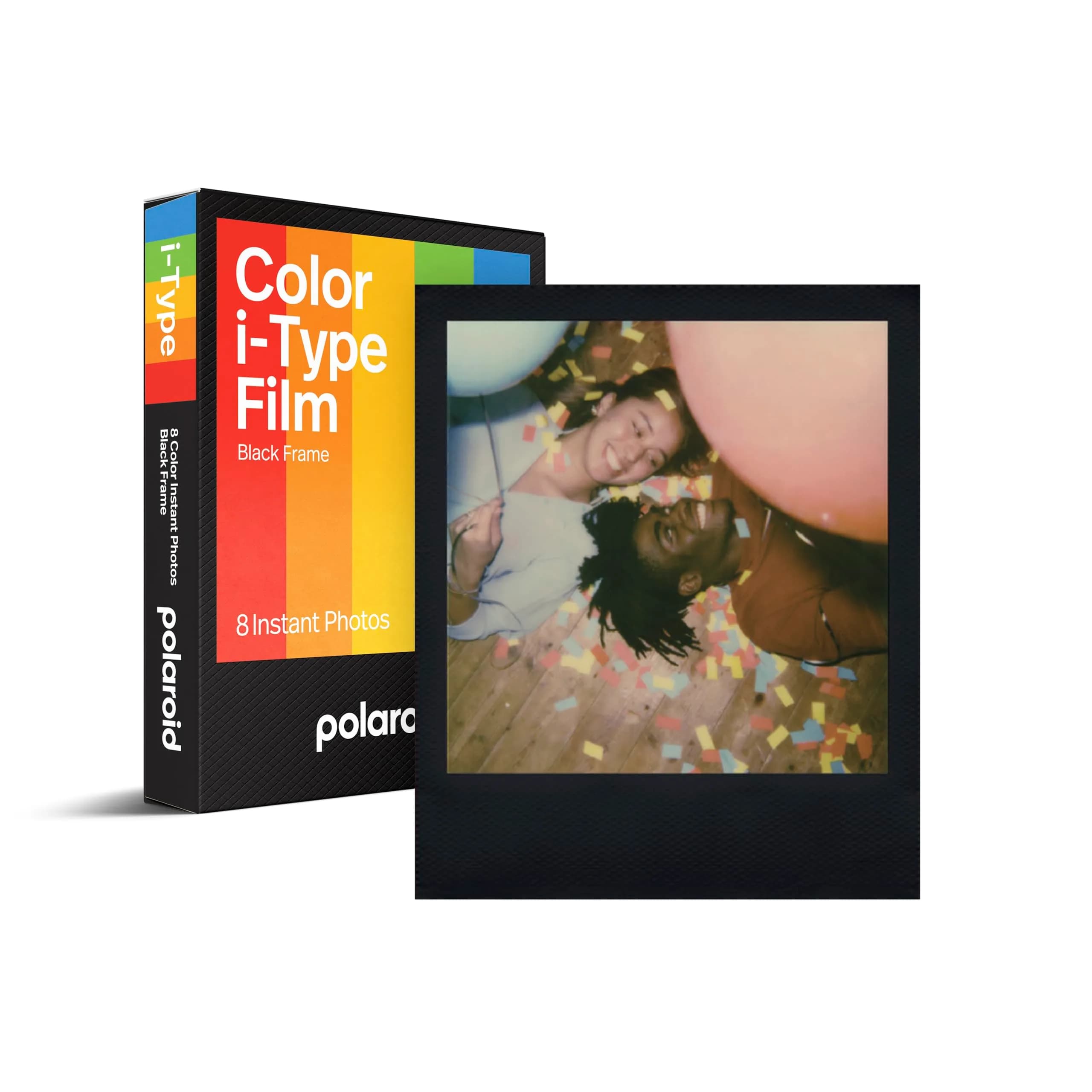 Polaroid Color Film for I-Type, Black Frame Edition 8 Photos (Pack of 1) | Instant Color Film - main product image