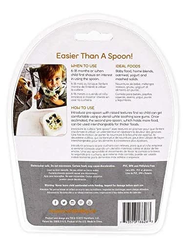 NumNum GOOtensils Baby Spoons 6-18 Months, 2-Pack Frosty Lilac/Rose | Pre-Spoon for Self-Feeding thumbnail 7