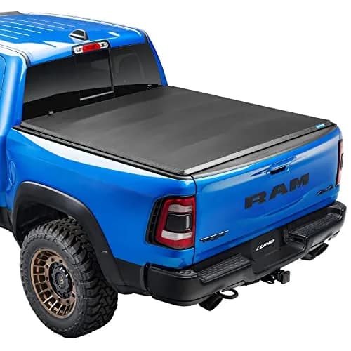 Tonno Pro Tonno Fold Soft Folding Truck Bed Tonneau Cover | Fits 2002-2008 Dodge Ram 6' 6" Bed | Aluminum & Vinyl thumbnail 1