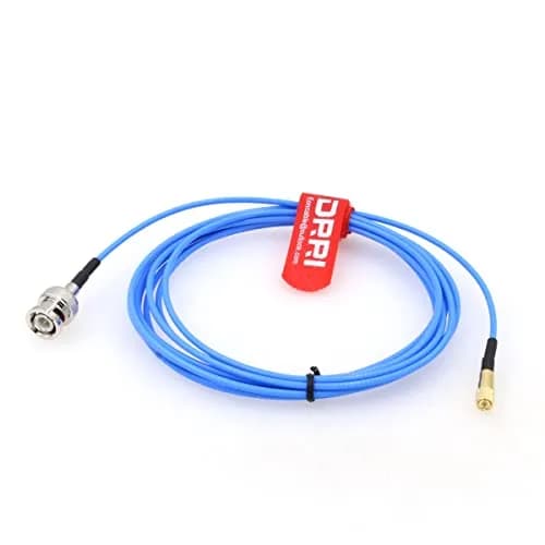 DRRI BNC Male to 10-32 UNF Microdot Male Vibration Sensor Test Cable 1m (39inch) | Connects Acceleration Sensors thumbnail 2