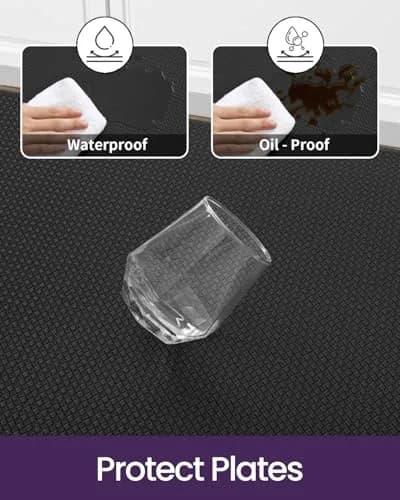 DEXI Anti Fatigue Kitchen Floor Mats 17x59 Inches (43x150 cm) | Cushioned Runner Rug for Standing Comfort thumbnail 8