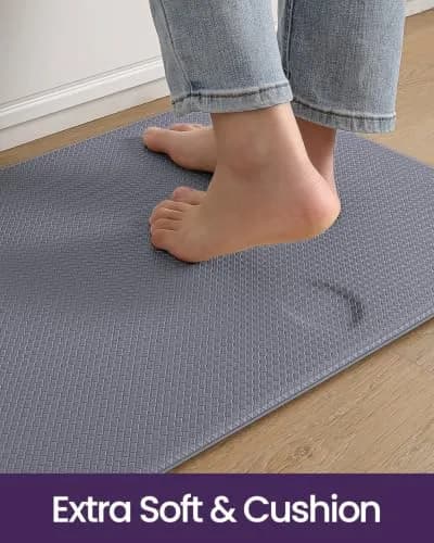 DEXI Anti-Fatigue Kitchen Floor Mat Runner 43cm x 150cm (17"x59") | Cushioned Comfort for Standing Work thumbnail 5