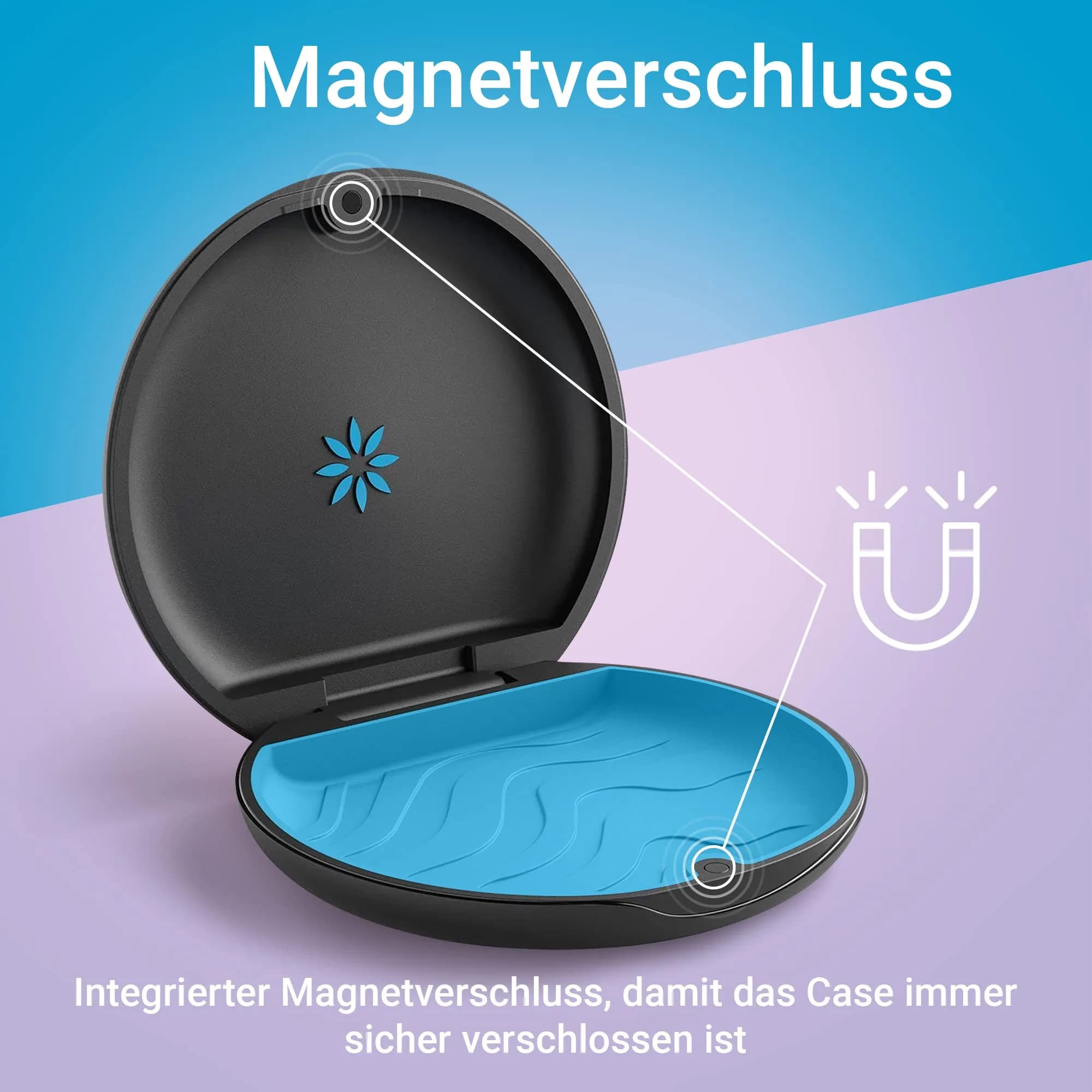 INVISALIGN Camouflage Bear Retainer Case with Magnetic Closure and Ventilated Design - view 3