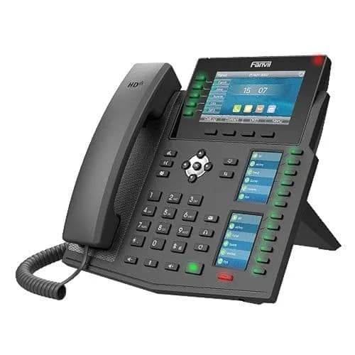 Fanvil X6U V2 Landline Phone | Standard Corded Telephone for Office & Home (28V, Black) thumbnail 1