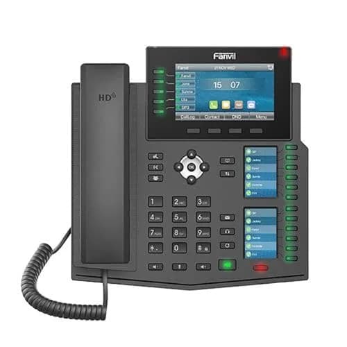 Fanvil X6U V2 Landline Phone | Standard Corded Telephone for Office & Home (28V, Black) thumbnail 2