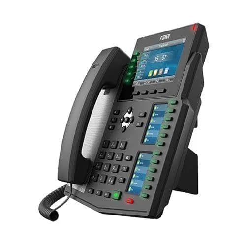 Fanvil X6U V2 Landline Phone | Standard Corded Telephone for Office & Home (28V, Black) thumbnail 3