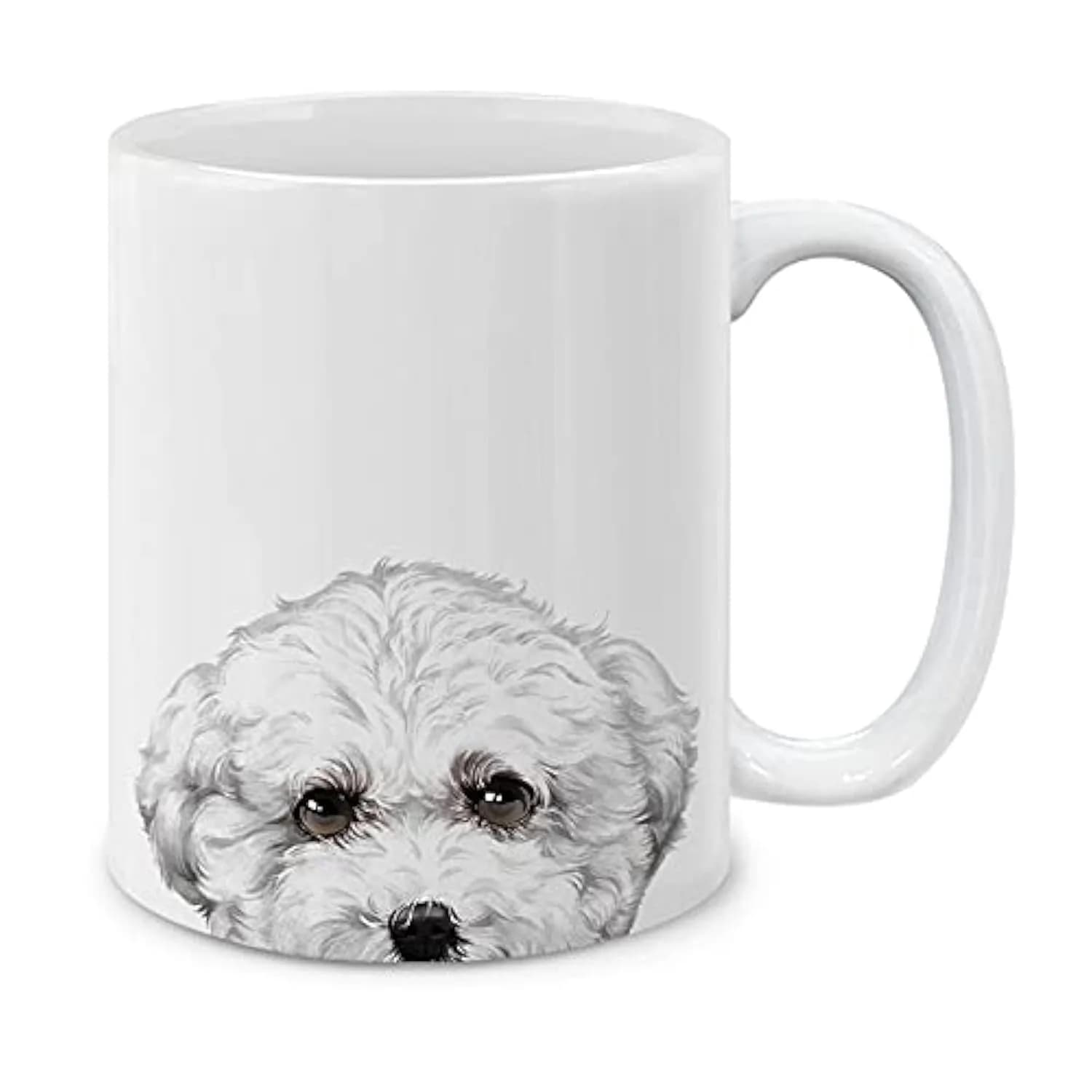 MUGBREW Bichon Frise Dog Ceramic Coffee Mug 11 OZ | Personalized Novelty Gift — Bichon Frise Dog