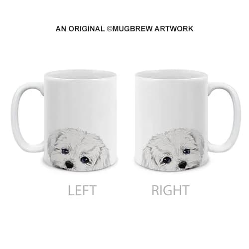 MUGBREW Maltese Dog Ceramic Coffee Mug 11 OZ | Personalized Novelty Dog Design thumbnail 2