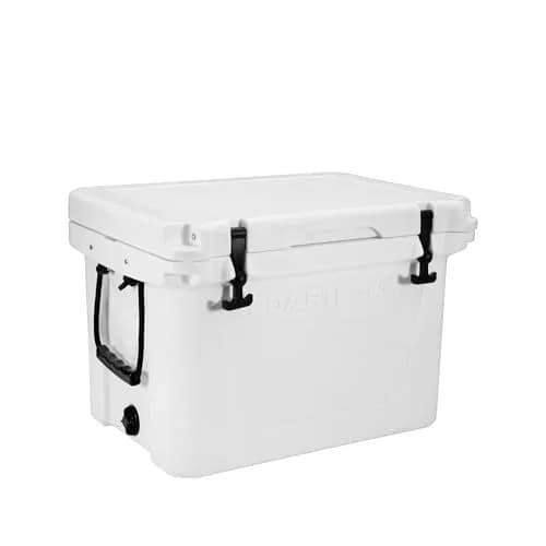 COASTLAND Delta Series 45 QT Rotomolded Cooler | Heavy-Duty Insulated Ice Chest, 45 Quarts, White thumbnail 1