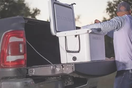 COASTLAND Delta Series 45 QT Rotomolded Cooler | Heavy-Duty Insulated Ice Chest, 45 Quarts, White thumbnail 9