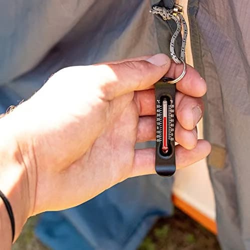 Sun Company Brrr-ometer - Snowsport Zipper Pull Thermometer - Aluminum, Black | Accurate Cold Weather Accessory thumbnail 5