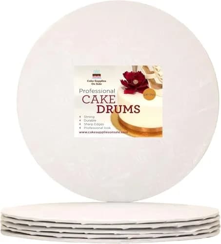 Cake S.O.S White Round Cake Drum 25.4 cm (10 inch) | Sturdy Base for Elegant Cake Presentation thumbnail 6