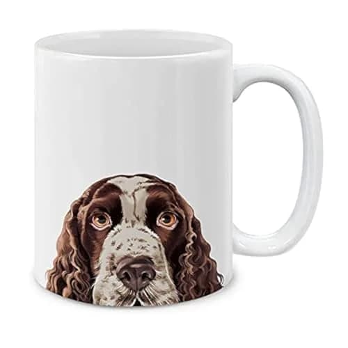 MUGBREW English Springer Spaniel Dog Ceramic Coffee Mug 11 OZ | Personalized Novelty Gift thumbnail 1