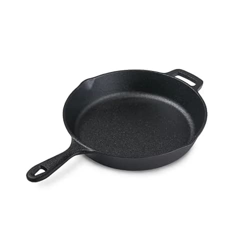 Commercial CHEF 10.25-Inch Cast Iron Skillet | Pre-Seasoned, Versatile & Oven Safe thumbnail 1
