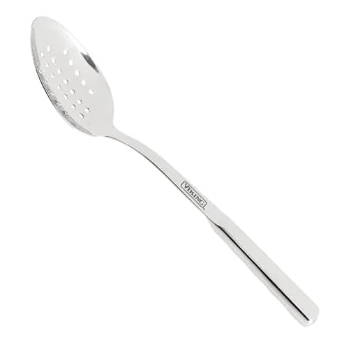Viking Solid Forged Stainless Steel Slotted Spoon | Ergonomic Stay-cool Handle, Dishwasher Safe thumbnail 1