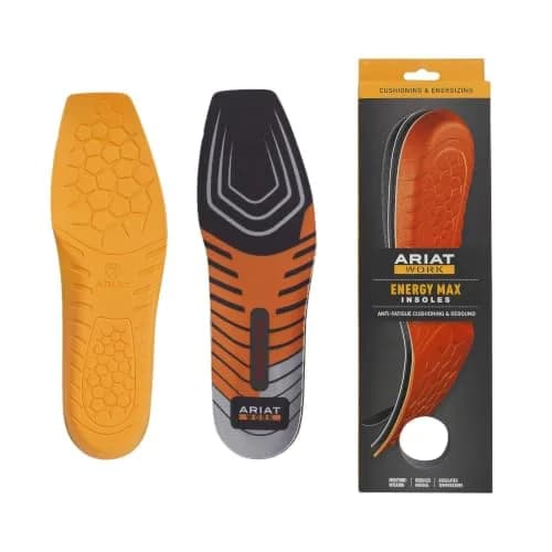 ARIAT Energy Max Work Insole Wide Square Toe | Moisture-Wicking, Rebound Foam, Support (110-120 chars) thumbnail 1