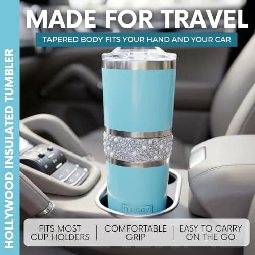 MyBevi Hollywood Insulated Tumbler 591ml (20oz) | Keeps Drinks Hot or Cold for Hours thumbnail 4