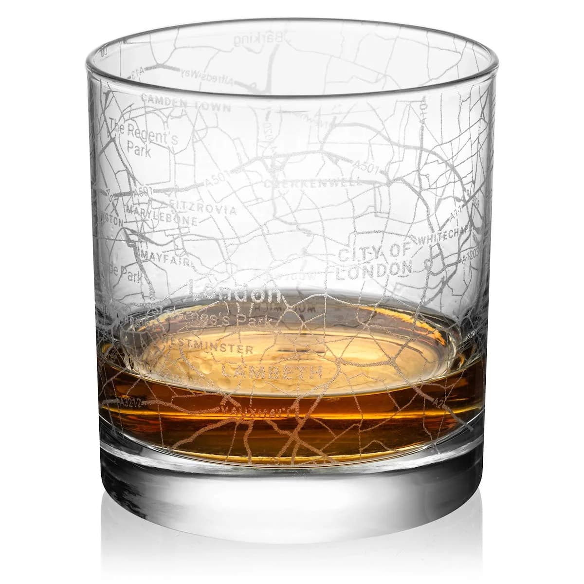 Or Something Rocks Whiskey Old Fashioned Glass 11oz | Urban City Map London UK - main product image