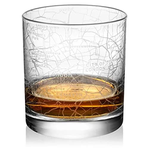 Or Something Rocks Whiskey Old Fashioned Glass 11oz | Urban City Map London UK thumbnail 1
