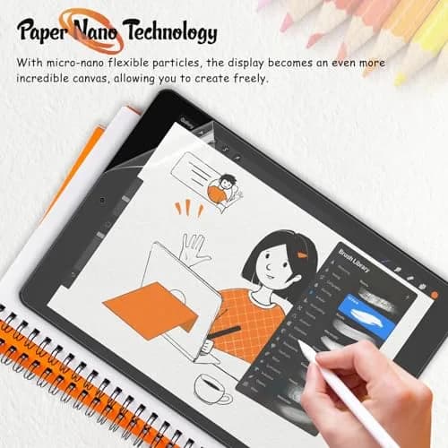 KCT Paperfeel Screen Protector for iPad 10.2 Inch 9th/8th/7th | Anti Glare & Writing Feel thumbnail 5