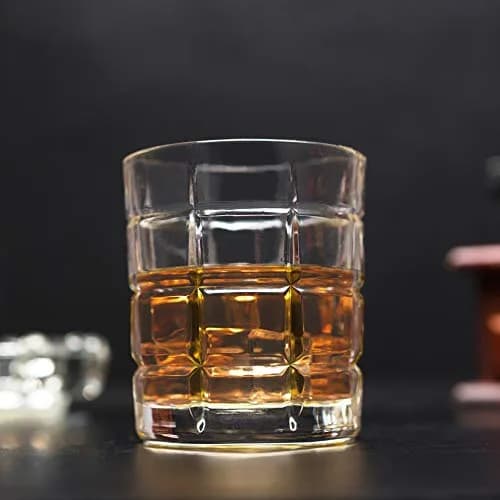 KANARS Crystal Glass Whiskey Tumbler 10 Oz | Lead-Free Crystal, Elegant & Durable thumbnail 5